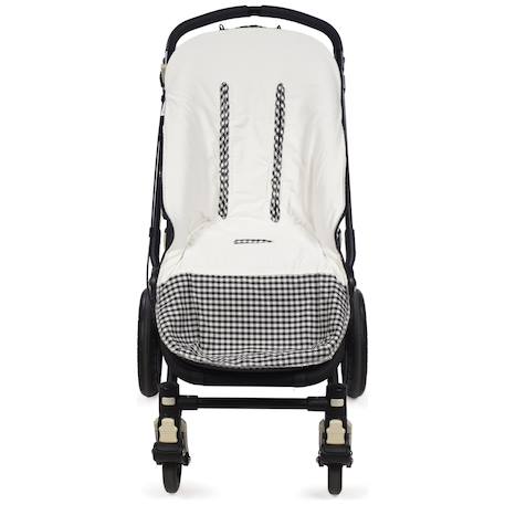 Chancelière hiver i love vichy noir Noir 2 - vertbaudet enfant 