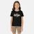 Ensemble  fille -  t-shirt manches courtes et short motif léopard Blanc+Noir+Rosatre 6 - vertbaudet enfant 