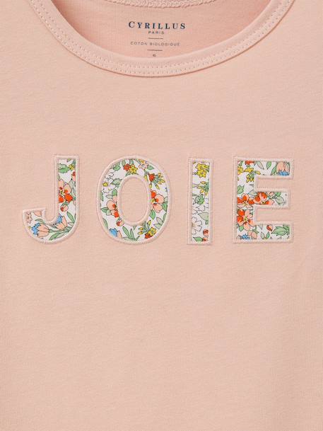 T-shirt fille message en tissu liberty - coton biologique Liberty nazanin 2 - vertbaudet enfant 