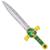 Epée de chevalier dragon vert en mousse Vert 1 - vertbaudet enfant 