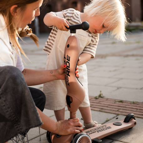 Porteur évolutif highwaykick 1 push and go mocha Rouge, noir 6 - vertbaudet enfant 