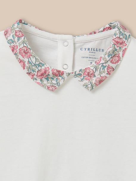 T-shirt col en tissu liberty  - coton biologique Liberty astell reece+Liberty clara bell+Liberty lizzy 2 - vertbaudet enfant 