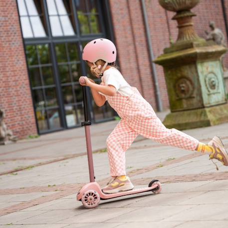 Trottinette highwaykick 3 s led rose Bleu, noir+Rose, noir 7 - vertbaudet enfant 