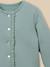 Cardigan en molleton bébé - coton biologique Celadon 2 - vertbaudet enfant 