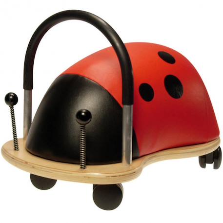Porteur wheely bug coccinelle (petit modèle) Rouge, noir 1 - vertbaudet enfant 