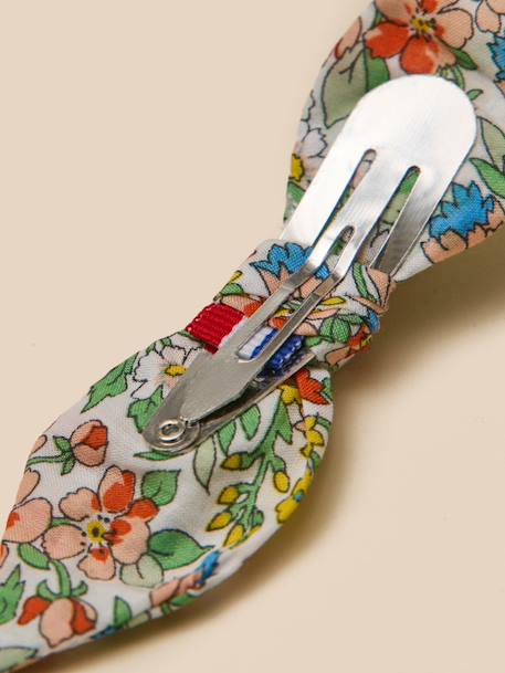 Lot de 2 pinces fille noeud en tissu liberty Liberty nazanin 3 - vertbaudet enfant 