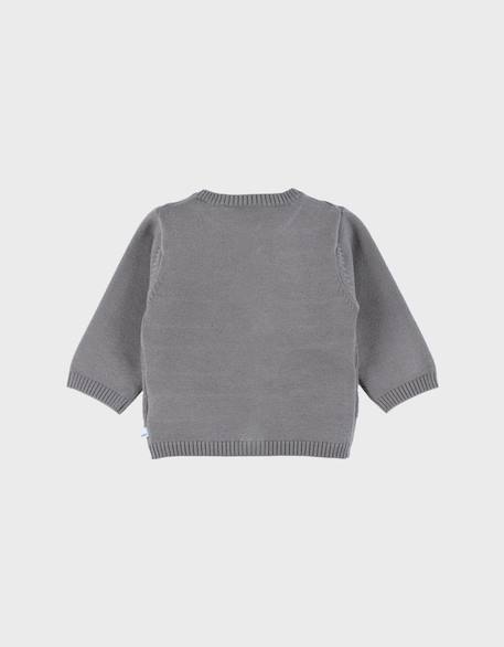 Cardigan en tricot Gris 3 - vertbaudet enfant 
