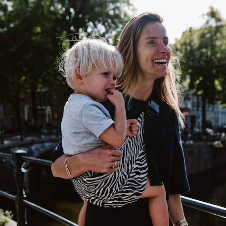 Porte bébé enfant black zebra Noir, blanc 6 - vertbaudet enfant 