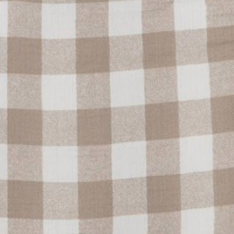 Nid d'ange passe sangle comfort vichy caramel Ecru, marron 2 - vertbaudet enfant 