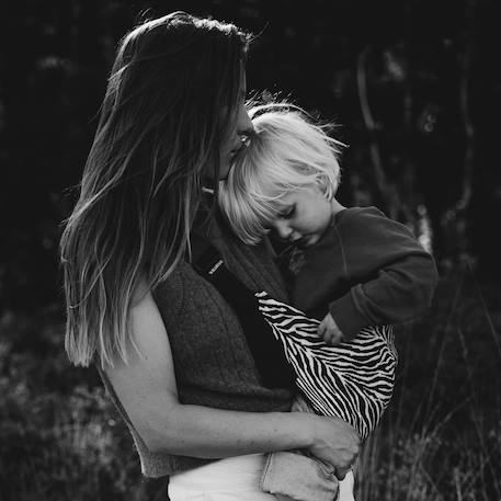 Porte bébé enfant black zebra Noir, blanc 5 - vertbaudet enfant 