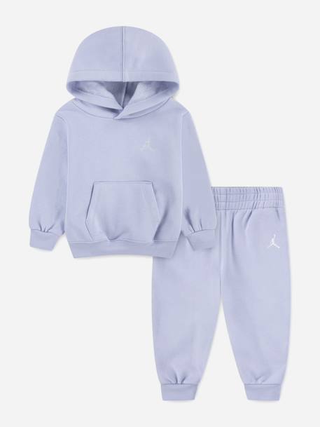 Ensemble deux pièces pour enfant sweat à capuche et pantalon Lilas+Orange+Rose moyen 1 - vertbaudet enfant 