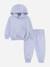 Ensemble deux pièces pour enfant sweat à capuche et pantalon Lilas+Orange+Rose moyen 1 - vertbaudet enfant 