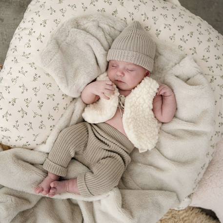 Gilet bébé wooly (1-3 mois) Ecru 2 - vertbaudet enfant 