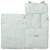 Nid d’ange fausse fourrure doublé gaze de coton rayé vert de gris (0-6 mois) Vert de gris, blanc 2 - vertbaudet enfant 