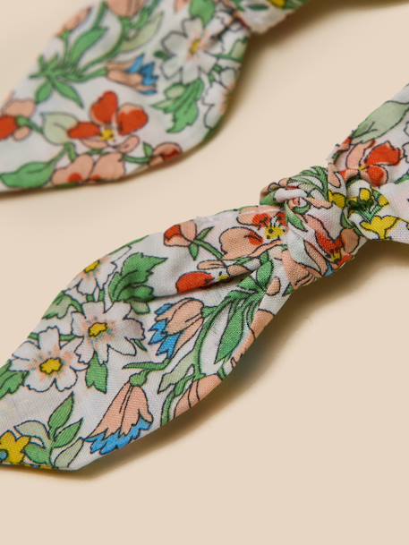 Lot de 2 pinces  noeud en tissu liberty Liberty nazanin 2 - vertbaudet enfant 