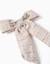 Barrette à cheveux avec nœud en tweed Rose clair 3 - vertbaudet enfant 