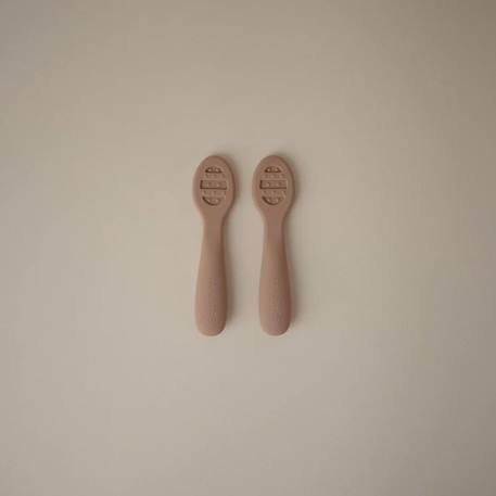 Lot de 2 cuillères d'apprentissage Marron, écru 3 - vertbaudet enfant 