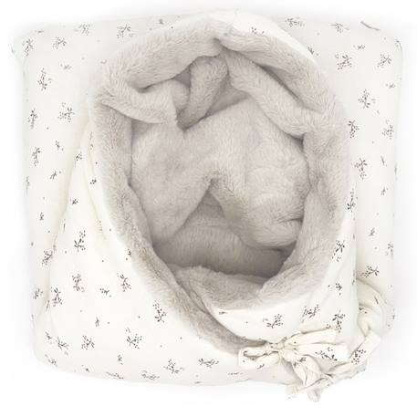 Nid d'ange passe sangle roseberry Blanc, rose, vert 1 - vertbaudet enfant 