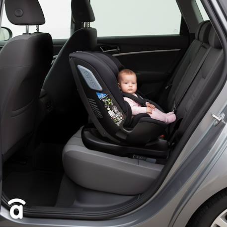 Siège auto i-Size rotatif 360 Isofix Panafix Gris+Noir 8 - vertbaudet enfant 