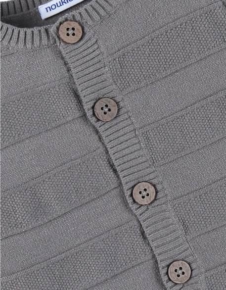 Cardigan en tricot Gris 4 - vertbaudet enfant 
