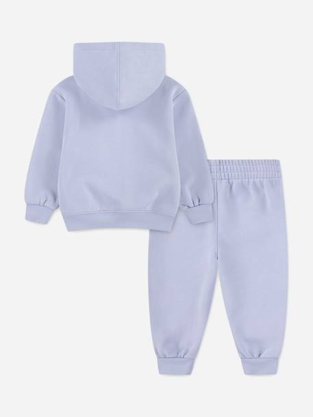 Ensemble deux pièces pour enfant sweat à capuche et pantalon Lilas+Orange+Rose moyen 2 - vertbaudet enfant 