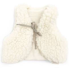 -Gilet bébé wooly (1-3 mois)