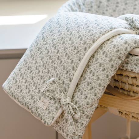 Nid d’ange bébé en mousseline de coton transformable en couverture Vert 5 - vertbaudet enfant 