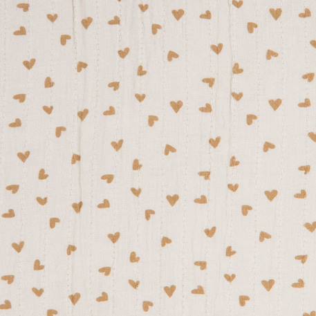 Nid d'ange et couverture coeurs poppy cannelle Beige, vert 5 - vertbaudet enfant 