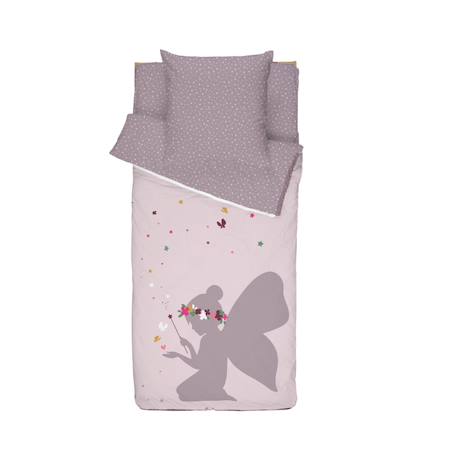 Caradou® parure de lit + couette enfant fee Mauve 2 - vertbaudet enfant 