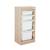 Meuble de rangement enfant 4 bacs de rangement Blanc+Naturel 8 - vertbaudet enfant 