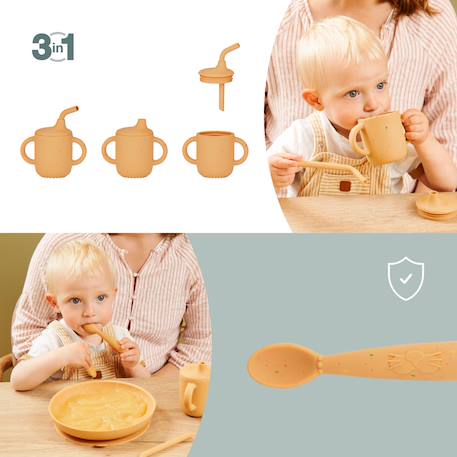 Coffret repas enfant comme un grand Orange 4 - vertbaudet enfant 