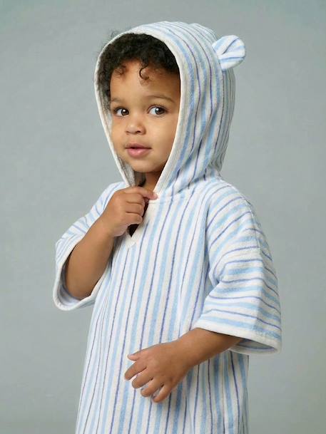 Bébé-Poncho de bain bébé Animaux, avec coton recyclé