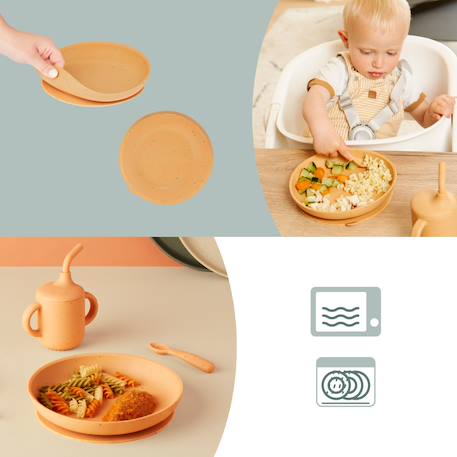 Coffret repas enfant comme un grand Orange 5 - vertbaudet enfant 