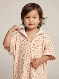 Linge de maison et décoration-Linge de bain-Poncho de bain bébé Animaux, avec coton recyclé
