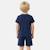 Ensemble  garcon -  t-shirt manches courtes et short Bleu+Gris+Kaki+Marine 12 - vertbaudet enfant 