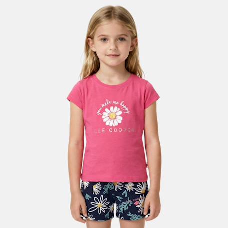 Fille-Ensemble fille t-shirt manches courtes et short
