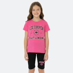 Ensemble fille t-shirt manches courtes et bermuda  - vertbaudet enfant