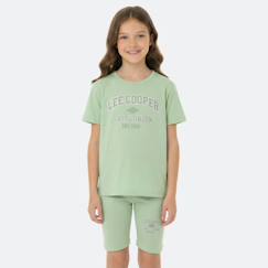Ensemble fille t-shirt manches courtes et bermuda  - vertbaudet enfant