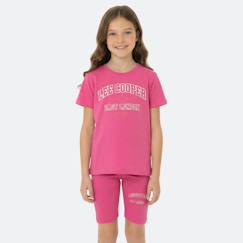 -Ensemble fille t-shirt manches courtes et bermuda