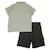 Ensemble polo et short bébé garçon imprimé Beige+Bleu+Gris+Kaki 17 - vertbaudet enfant 