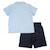Ensemble polo et short bébé garçon imprimé Beige+Bleu+Gris+Kaki 7 - vertbaudet enfant 