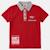 Polo avec col chemise ouverture boutonnée Marine+Noir+Rouge+Vert 10 - vertbaudet enfant 