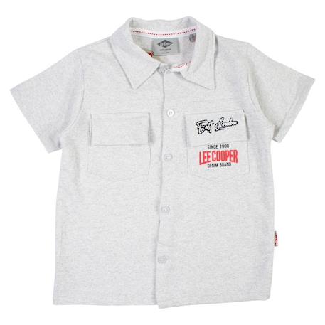 Ensemble polo et short bébé garçon imprimé Beige+Bleu+Gris+Kaki 13 - vertbaudet enfant 