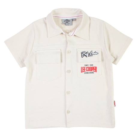 Ensemble polo et short bébé garçon imprimé Beige+Bleu+Gris+Kaki 4 - vertbaudet enfant 