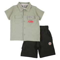 -Ensemble polo et short bébé garçon imprimé