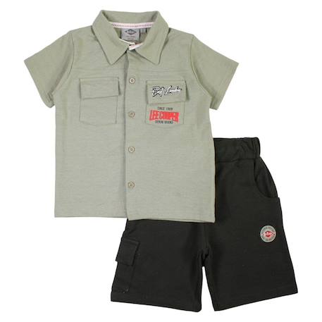 Bébé-Ensemble polo et short bébé garçon imprimé
