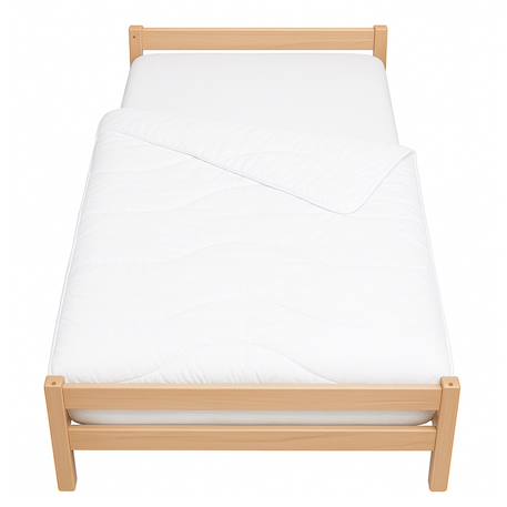 Couette bébé toute saison coton bio made in france Blanc 2 - vertbaudet enfant 