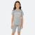 Ensemble fille t-shirt manches courtes et bermuda Gris+Rosatre+Rose+Vert 1 - vertbaudet enfant 