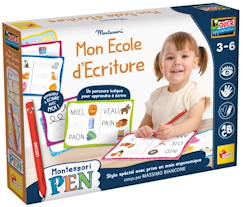 Jouet-Lisciani - montessori pen - super école d'écriture - motricité fine - enfant de 3 à 6 ans