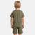 Ensemble  garcon -  t-shirt manches courtes et short Bleu+Gris+Kaki+Marine 9 - vertbaudet enfant 